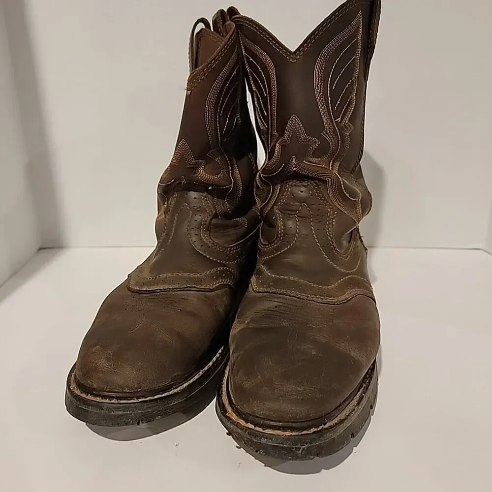 Cody James Soft Toe Western Work Boot Brown Men's Size 11D Style C9RR2